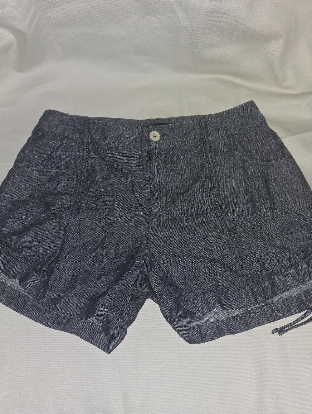 Tribal sz 2 Multicolored Linen Cotton Scrunch side hems Preppy Every Day Casual